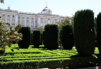 Jardins de Sabatini em Madri
