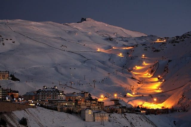 Estação de Esqui da Sierra Nevada em Granada