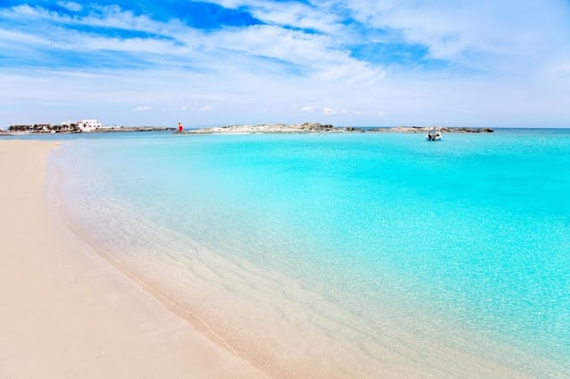 Praia des Pujols em Formentera