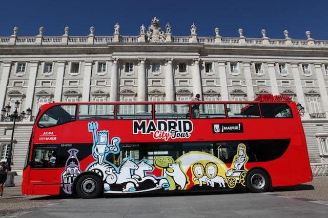 Ingressos para o passeio de Ônibus Hop On Hop Off em Madri
