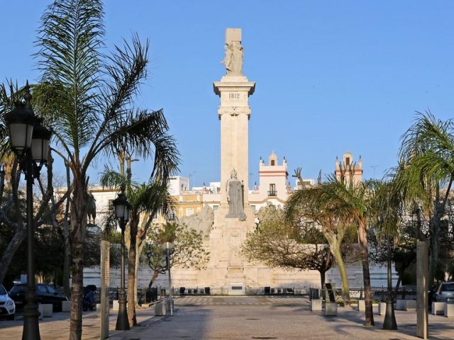 Plaza de España em Cádiz