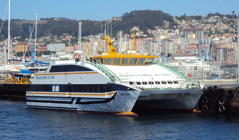 Embarcação da Empresa Mar de Ons em Vigo
