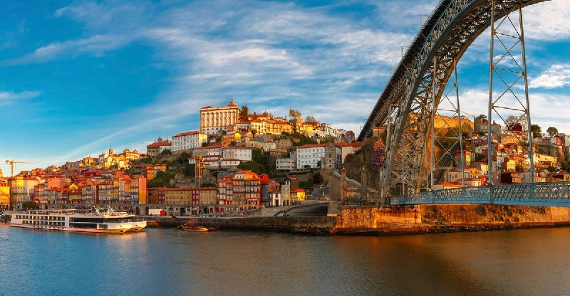 Vista do Porto em Portugal